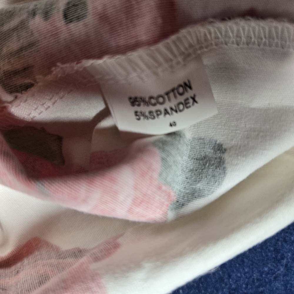 Rose Print Unbranded Skirt With 32in Waist Unlined Side Zip - Picture 3 of 5